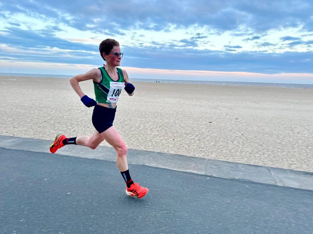Leanne Finch Yarmouth 5M Leanne Finch running the Great Yarmouth 5M race