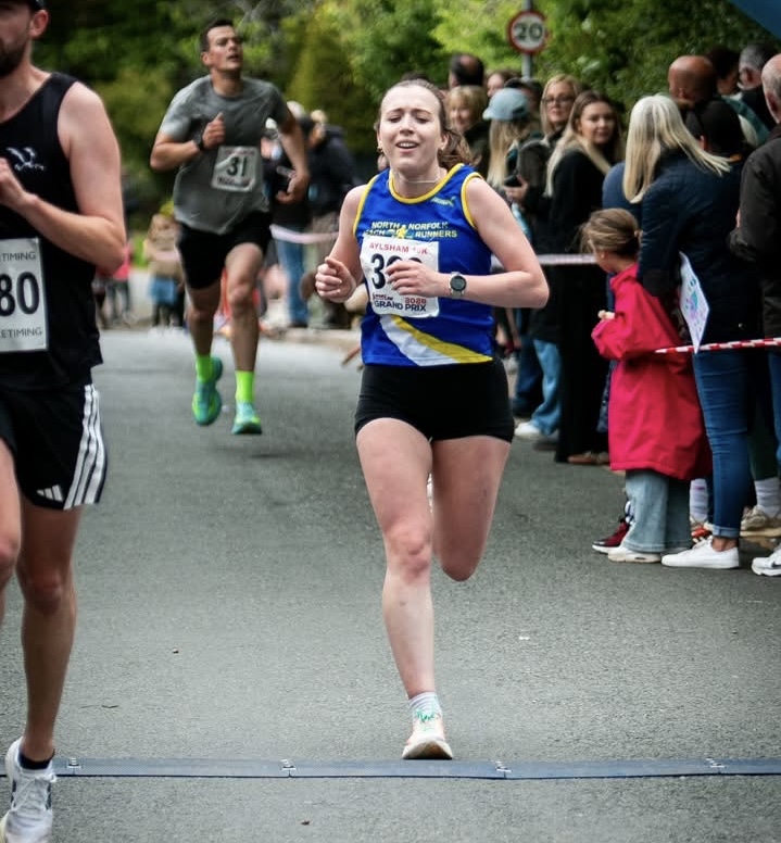 Grace Buchanan at the Aylsham 10K